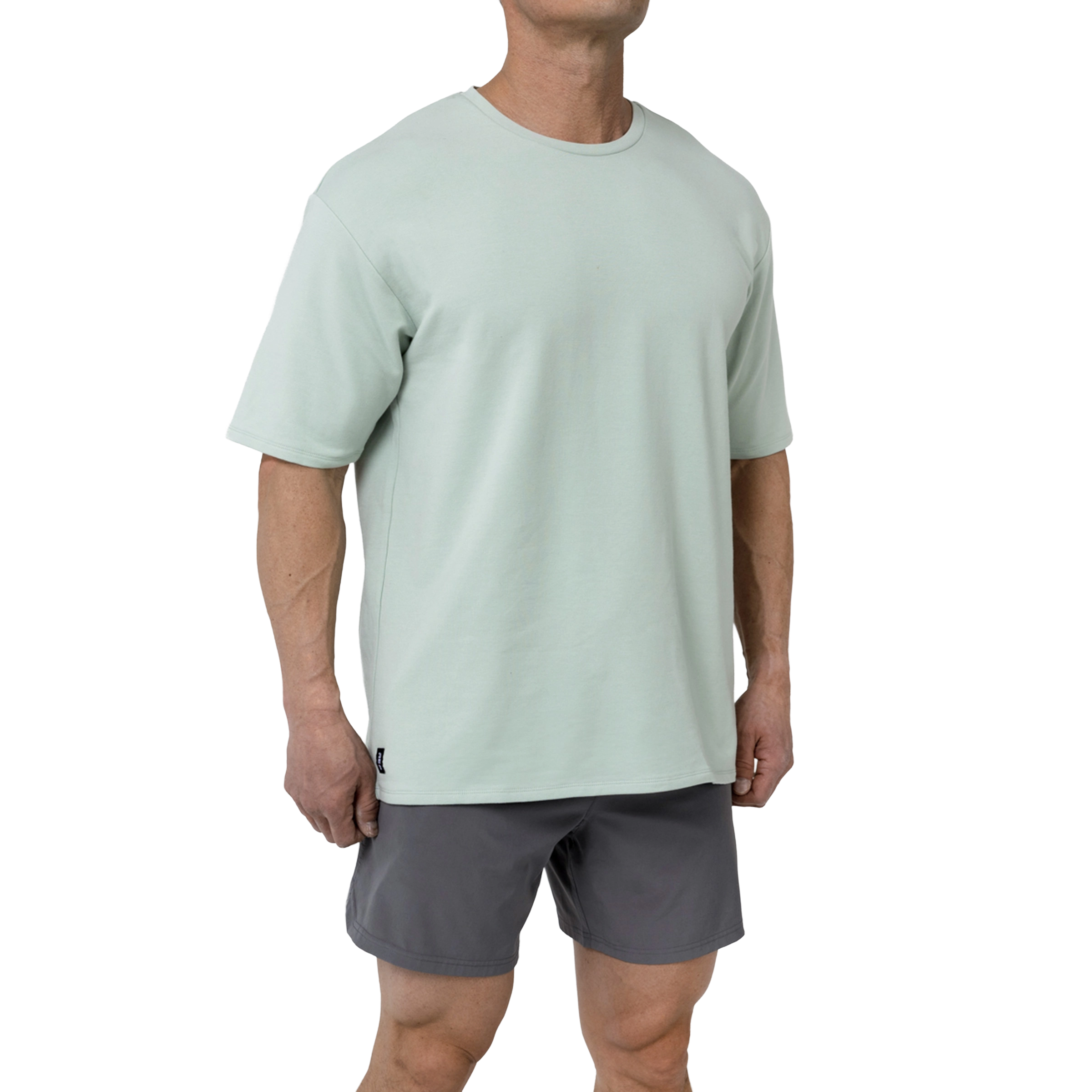 Men's Magnis Heavyweight T-Shirt - Aqua Gray / Small